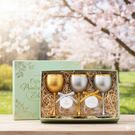 coffret printemps avec nos différentes finitions